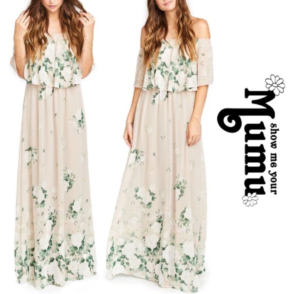 NWT SHOW ME YOUR MUMU Hacienda Maxi Dress - Picture 3 of 6